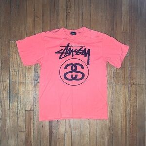 Classic Stussy Coral T-Shirt (Size M)